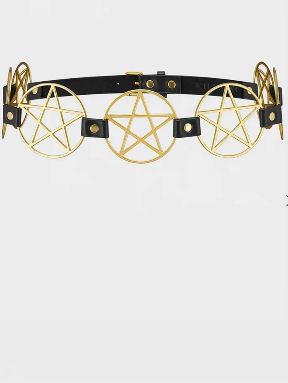 Gold Pentagram Accent Belt